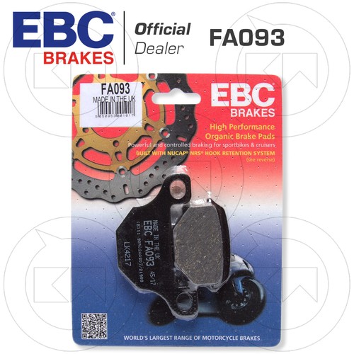 Brake pads organic ebc - brake, fa093