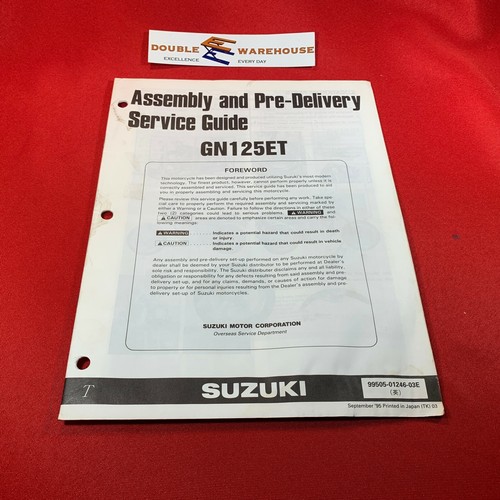 1995 suzuki gn125et - suzuki, assembly