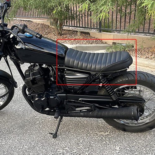 Cafe racer seat - pu,