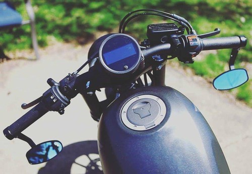 Motorcycle handle bar end - motorcycle,
