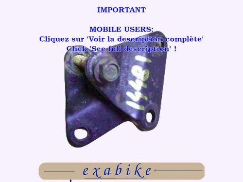 Upper engine mount - for, suzuki