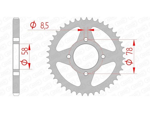 Afam standard steel crown - standard,