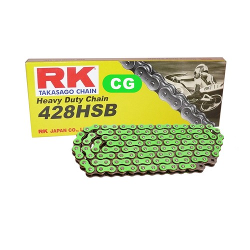 Motorcycle chain neon green - neon,