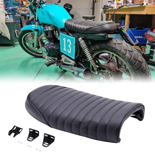 Leather cafe racer seat - cafe,