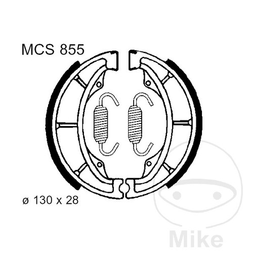 Trw spring brake - shoes, altn